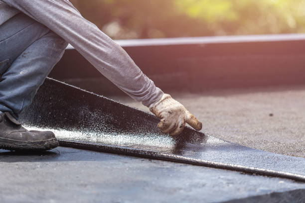 Professional Interior Drainage System technician working in Bloomington, IL